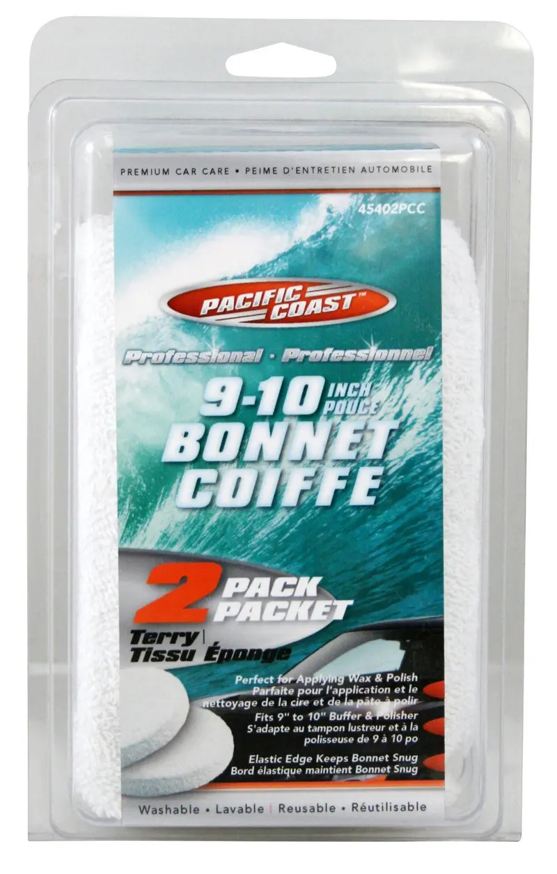 Carrand Cotton Terry Polishing Bonnet – 9–10 Inch Diameter 1