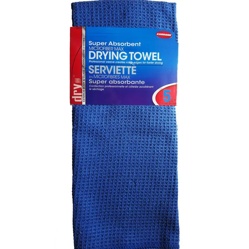 Carrand Waffle-Weave Microfiber Drying Towel – 61 X 76 Cm 1