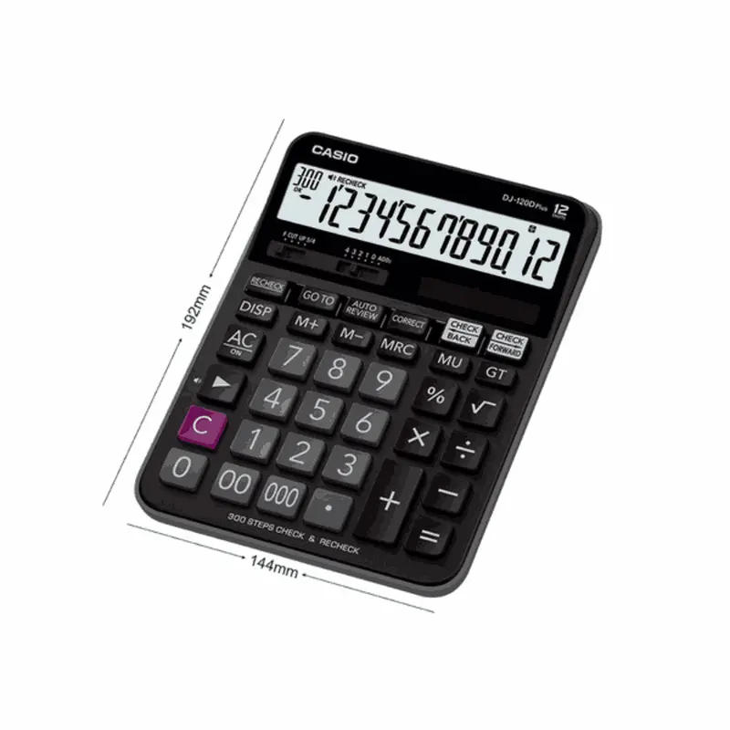 Casio Dj-120D Business Calculator – Desktop Printing Model 1
