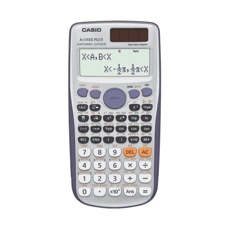 Casio Fx-115Es Plus Advanced Scientific Calculator – Solar/Battery Powered With Multi-Function Capabilities 1
