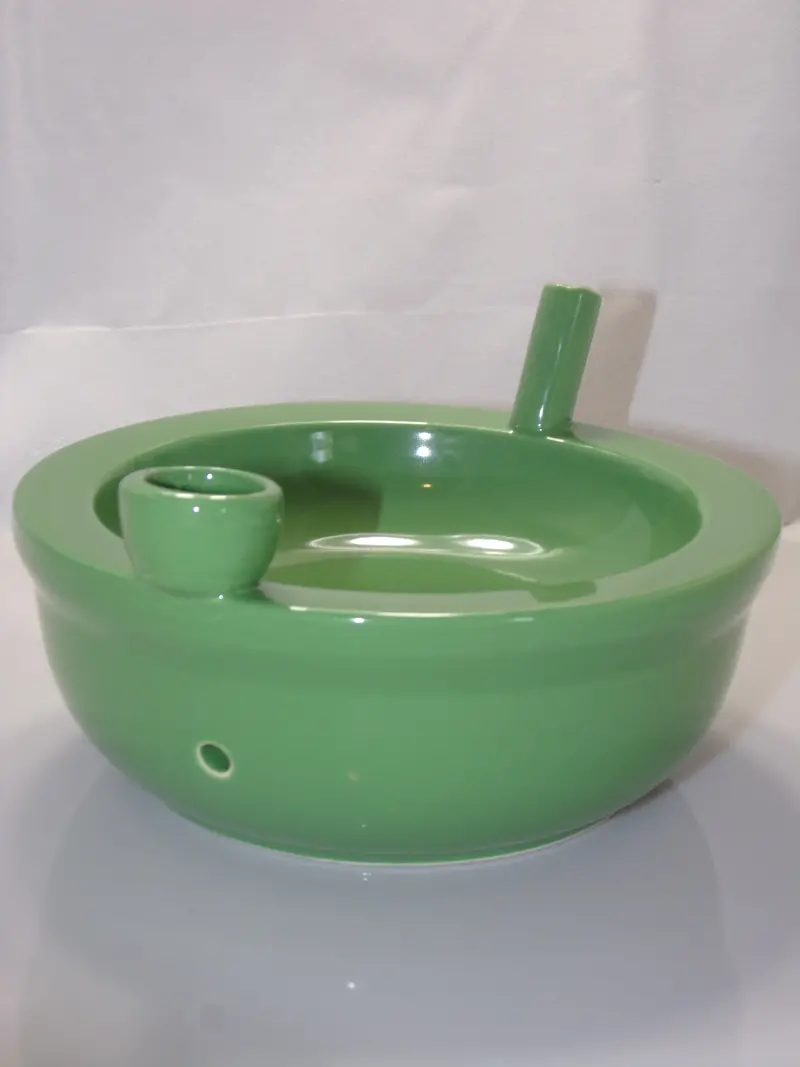 Cereal Bowl-Style Glass Pipe – Fun & Functional Smoking Device – Cali Culture Smoke Shop 1