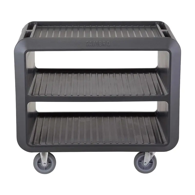 Charcoal Gray Service Cart Pro – Commercial-Grade Transport Cart – Cambro Sc337615 1