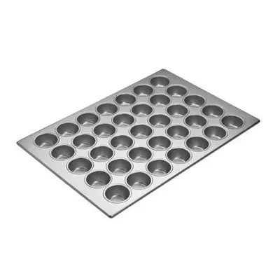 Chicago Metallic 35-Cup Muffin Pan – Non-Stick Cupcake Baking Tray, Aluminized Steel 1