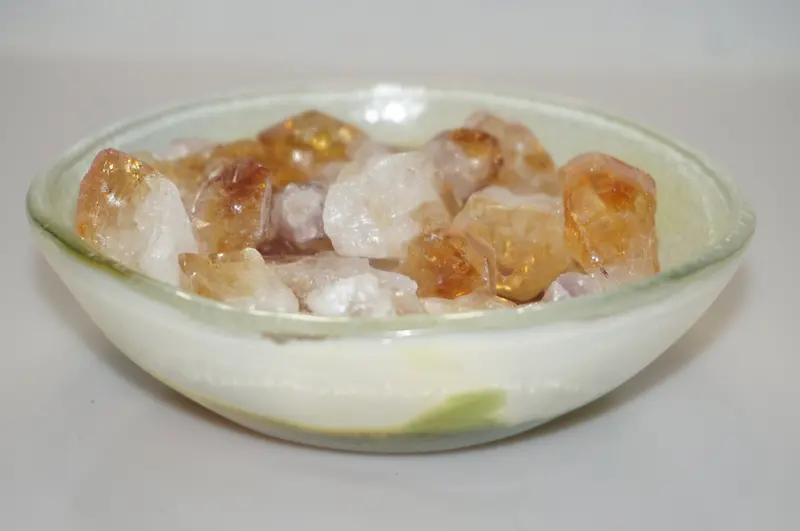 Citrine Point Crystal | Natural Terminated Quartz Specimen (Ohio Hippiess Shop) 1