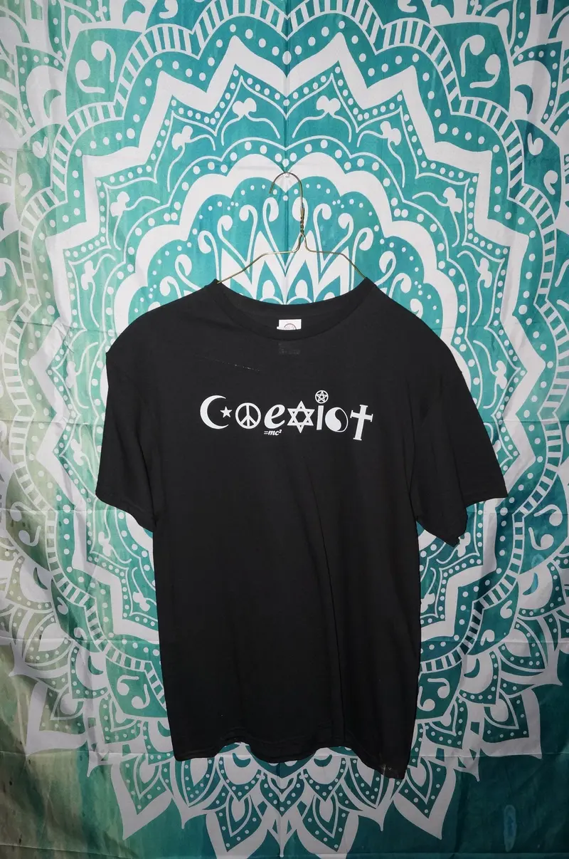 Coexist Peace Symbol T-Shirt – Large 1
