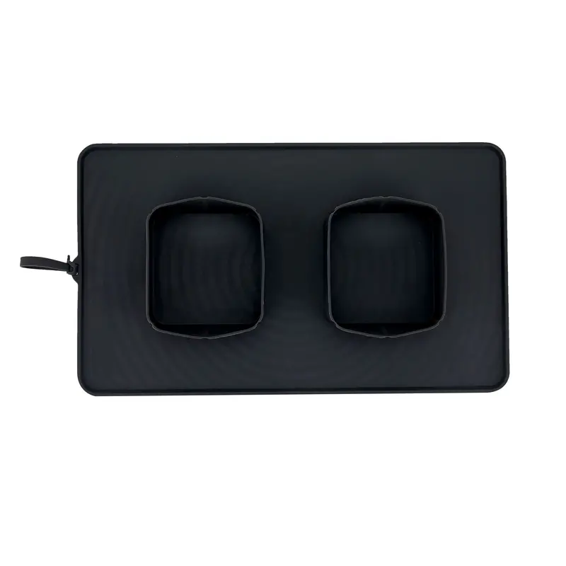 Collapsible Double Pet Travel Bowl – 2X2 Cup Capacity 1