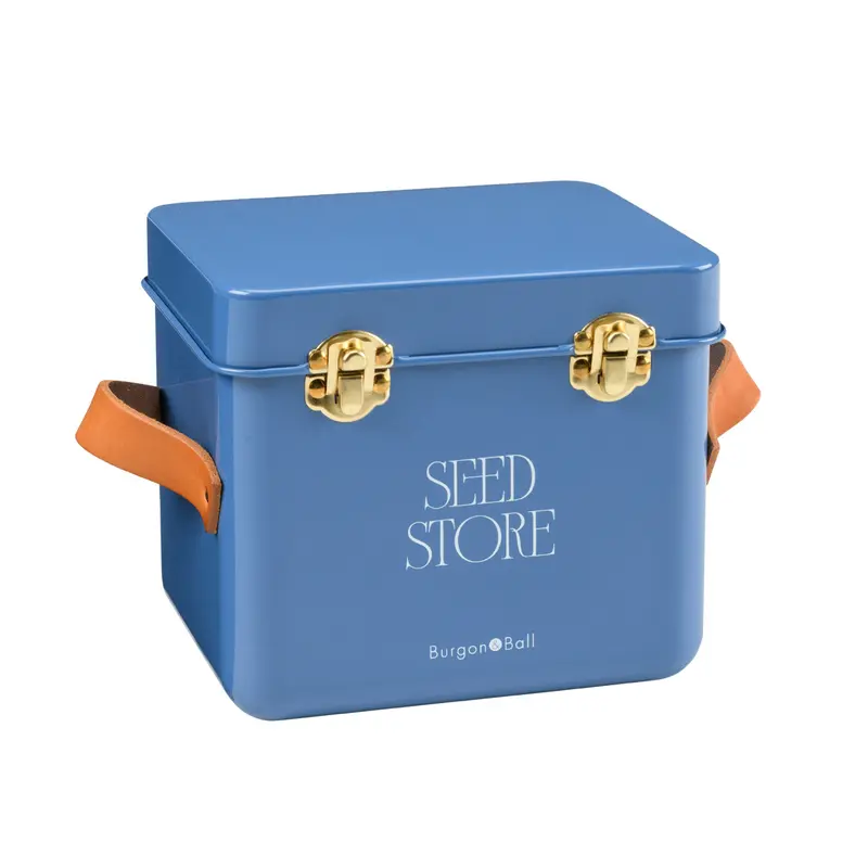 Collector Cotswold Blue Mini Seed Storage Jar 1