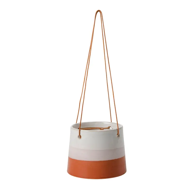 Collector Series Terracotta & Blush Hanging Planter – 9.5Cm 1