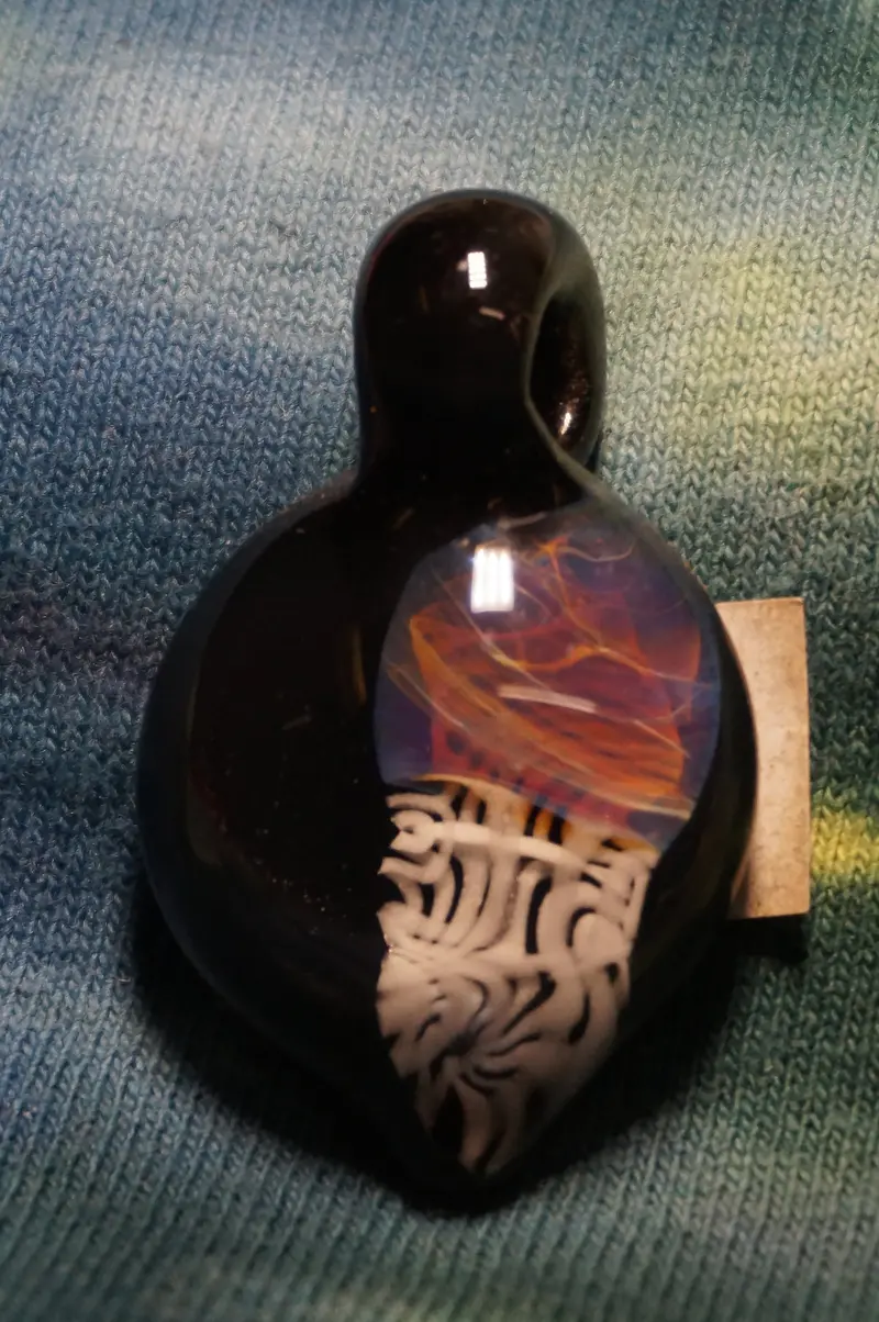 Color-Full Jellyfish Series Glass Pendant #8 1