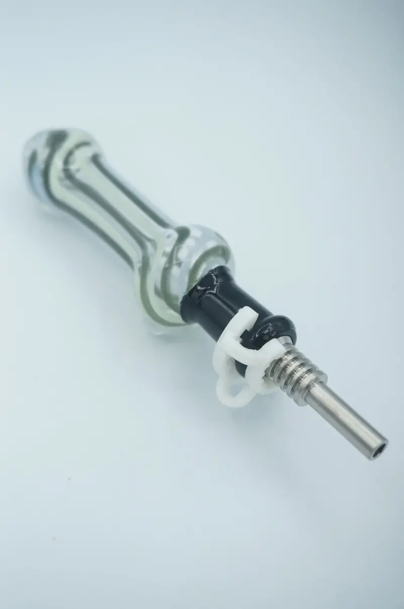 Colorful Glass Honey Straw Nectar Collector – Artisanal Dab Tool 1