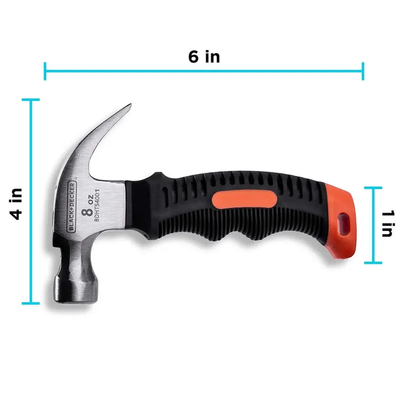 Compact 8 Oz Stubby Hammer For Tight-Space Applications 1
