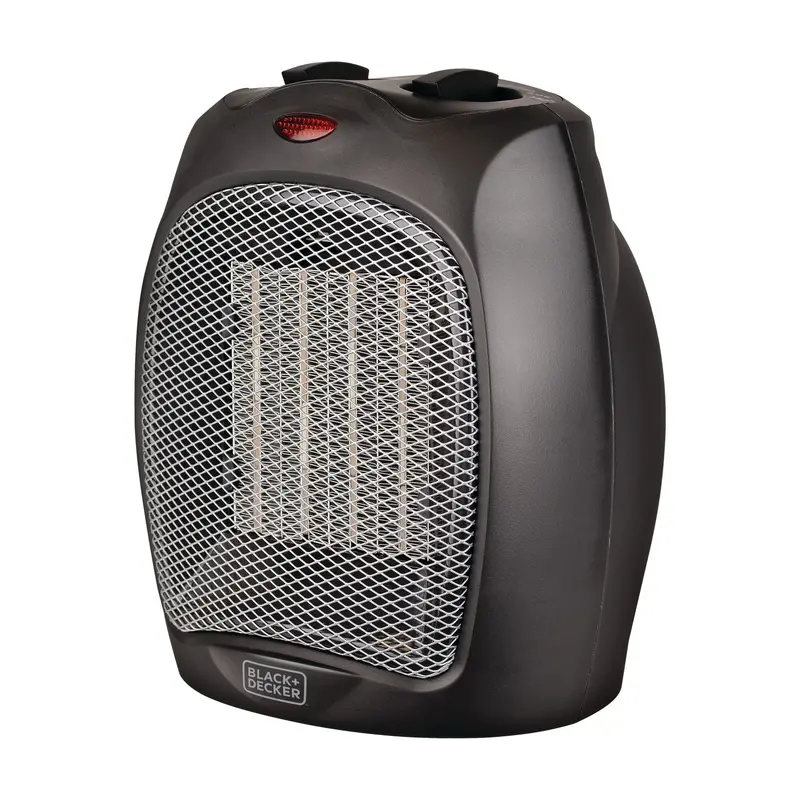 Compact Black Desktop Space Heater For Personal Use 1