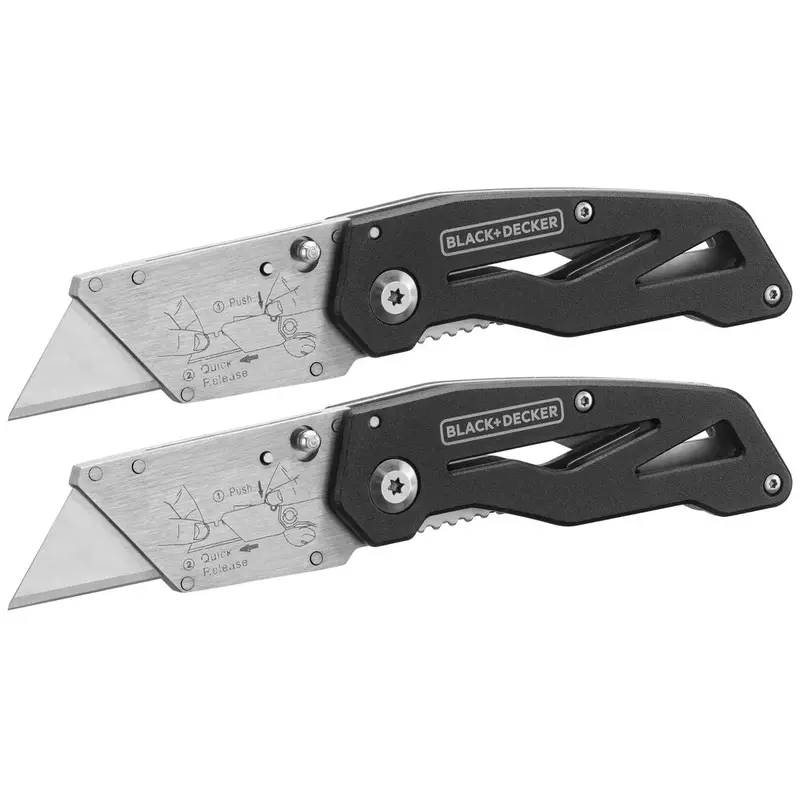 Compact Folding Utility Knife – 2-Pack 1