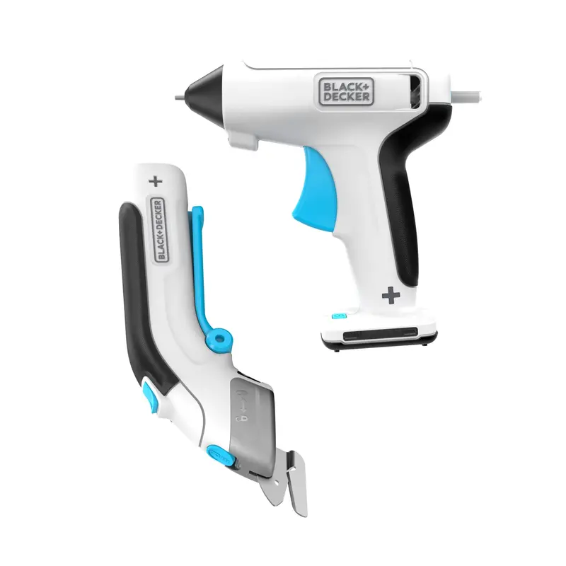 Cordless Crafting Kit: Glue Gun & Power Scissors Set 1