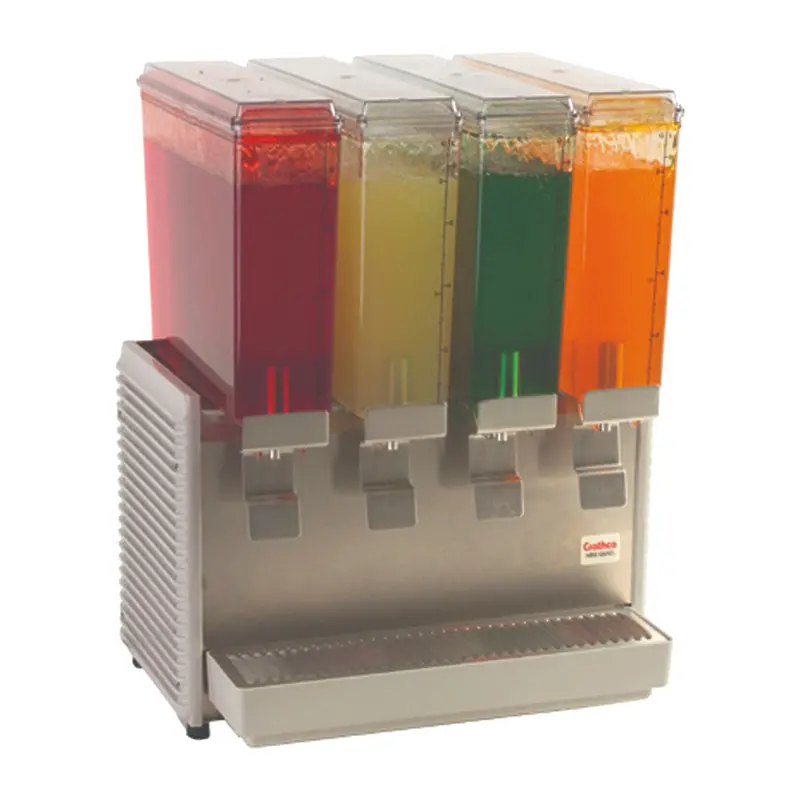 Crathco Classic Mini Quad Bubbler Cold Drink Dispenser – Pre-Mixed Beverage System 1