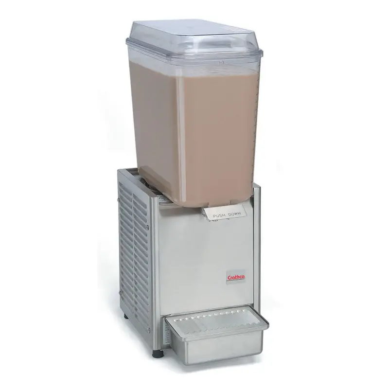 Crathco D15-3 Classic Bubbler Cold Beverage Dispenser – Single 5-Gallon Premix Unit 1
