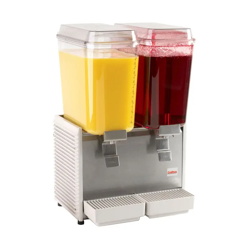 Crathco D25-4 Dual 5-Gallon Bubbler Dispenser – Classic Cold Beverage Server 1
