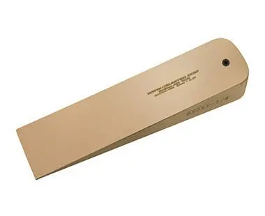 Cs Unitec Non-Sparking Aluminum Bronze Flange Wedge – 3/4" X 1-1/2" X 6", Lanyard Hole Included 1