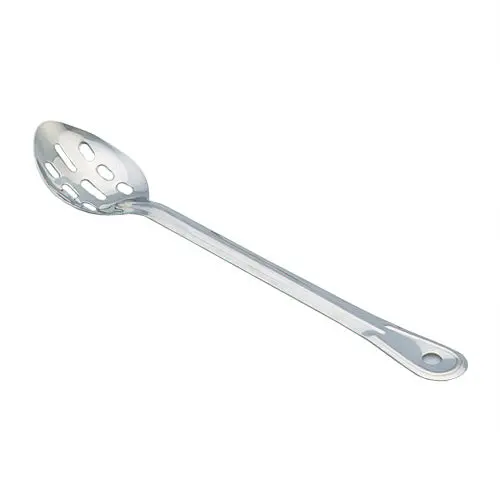 Culinary Essentials 13" Slotted Stainless Basting Spoon – Drain-Friendly Sauce Ladle 1