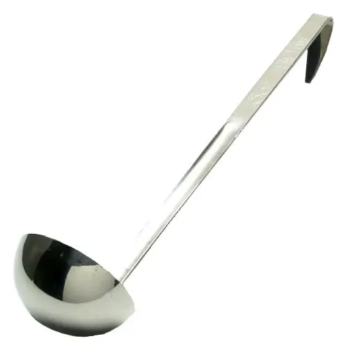 Culinary Essentials 2 Oz. Stainless Steel Ladle – 10.75" Handle, Precision Pouring 1