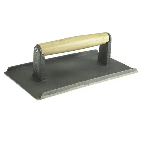 Culinary Essentials 859228 Precision Steak Weight – 4.25" X 8" Stainless Steel Counterweight 1