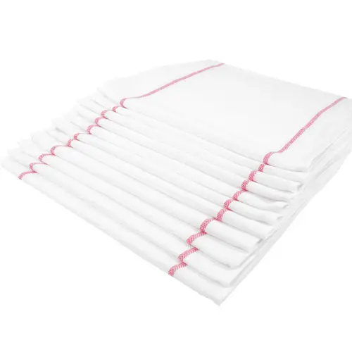 Culinary Essentials 859403 Herringbone-Weave Kitchen Towels – 12-Pack, Absorbent Cotton Blend 1