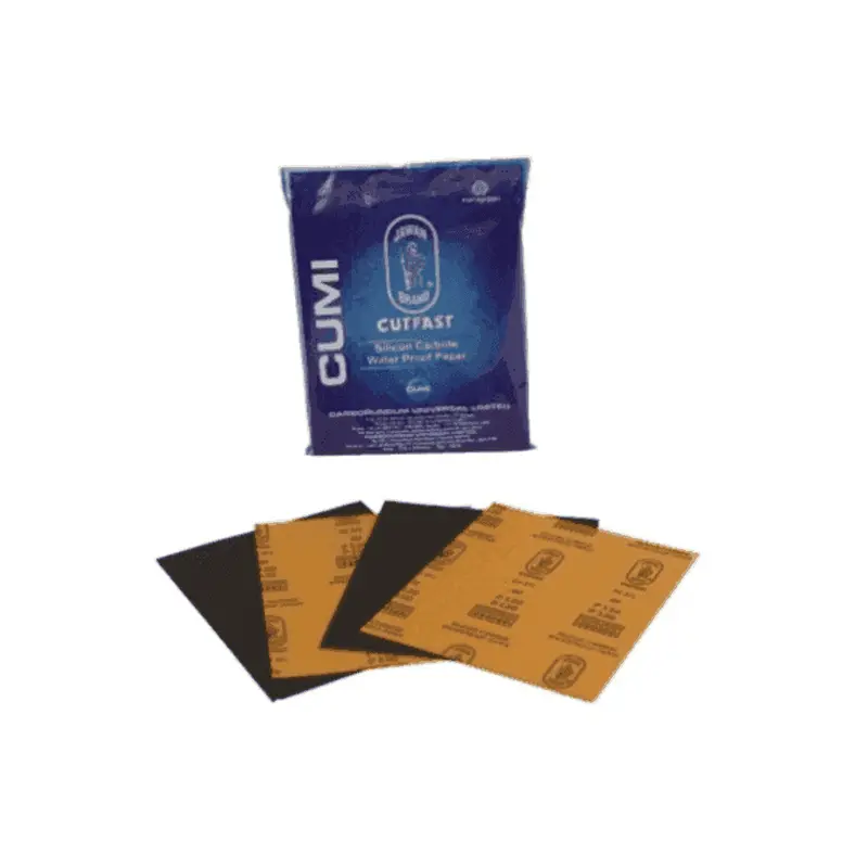 Cumi Jawan Silicon Carbide Waterproof Sandpaper – Pack Of 50 Sheets 1
