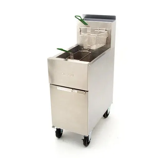 Dean Sr-142G Super Runner Natural Gas Floor Fryer – 35–43 Lb. Oil Capacity 1