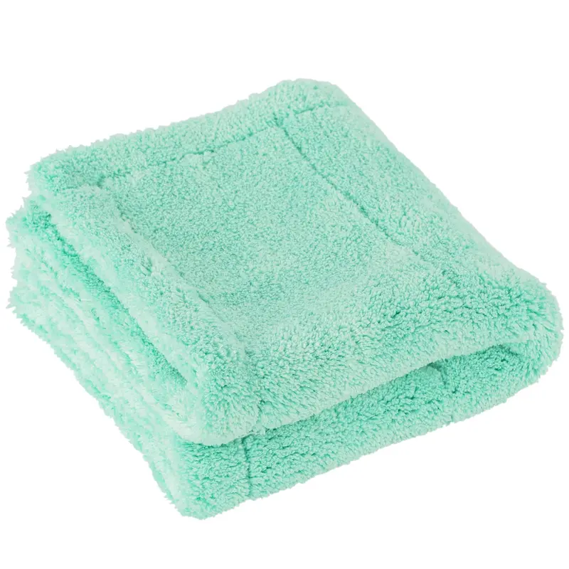 Detail Popo Minty Rain Drying Towel – 1200Gsm, 40X40Cm Luxury Microfiber 1