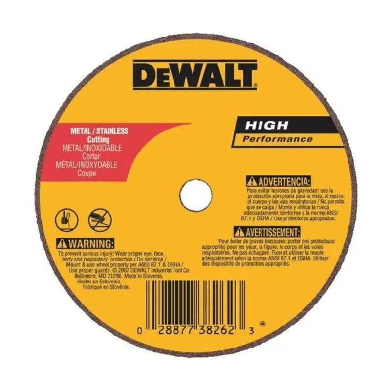 Dewalt Abrasive Cut-Off Wheel For Metal Cutting 1