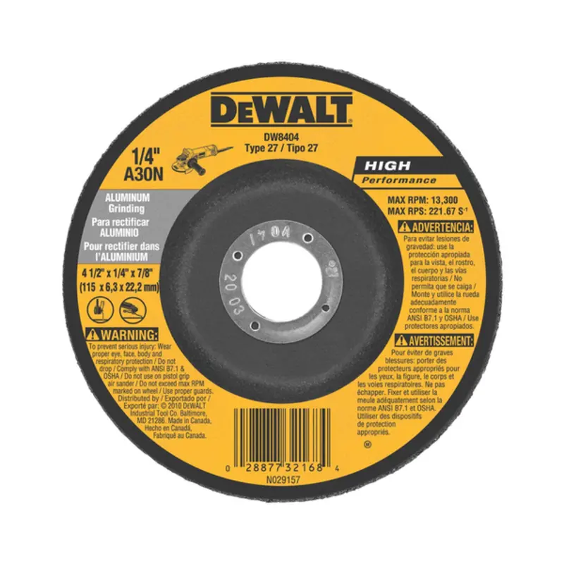 Dewalt Depressed-Center Metal Grinding Wheel 1