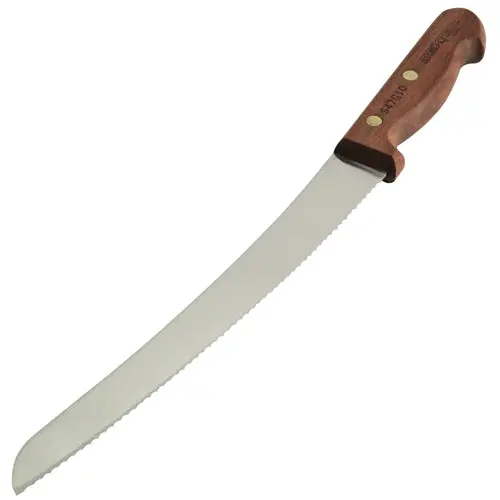Dexter S47G10-Pcp 10-Inch Scalloped Bread Knife — Curved Blade, Rosewood Handle 1