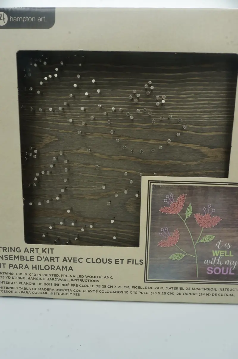 Diy String Art Wall Hanging Kit 1