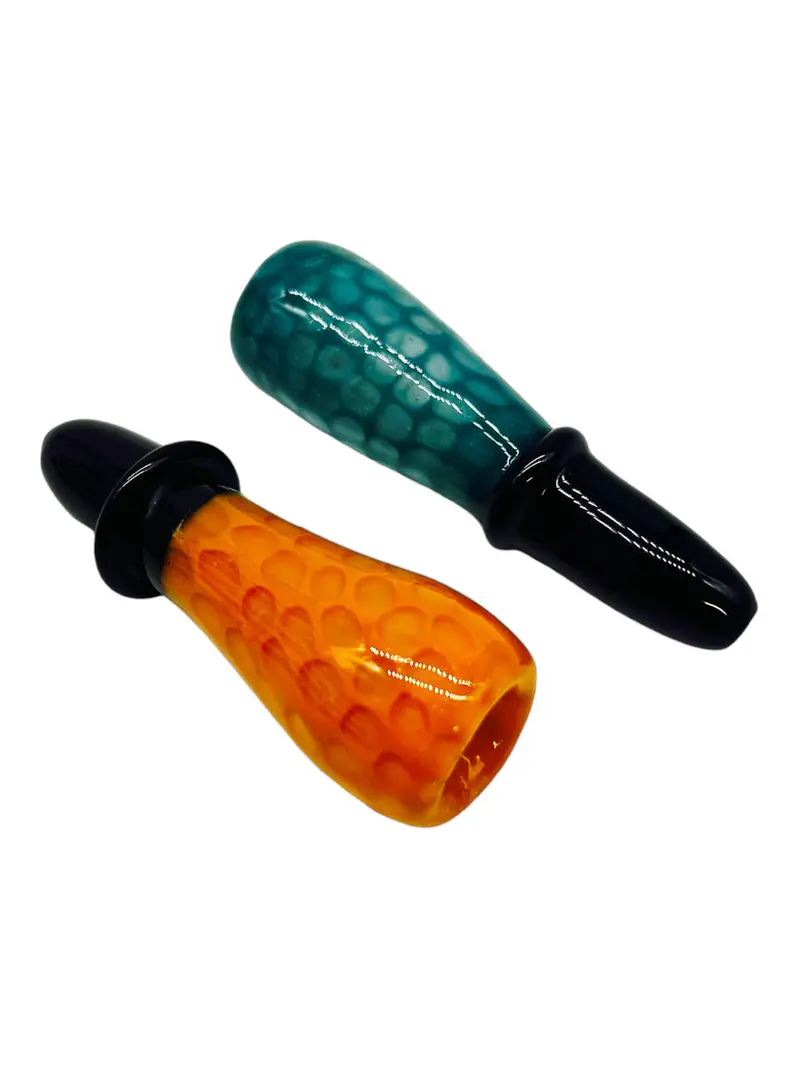 Dot-Style Fumed Chillum Pipe 1