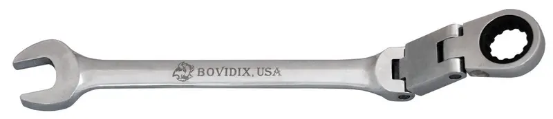 Double-Joint Spherical Ratchet Combination Wrench – Metric 1