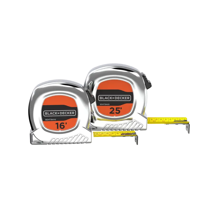 Dual-Tape Measure Bundle — 25-Foot Standard + 16-Foot Compact Retractable Set 1
