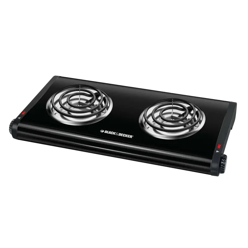 Dual-Zone Portable Buffet Range – 1000W + 500W Burners 1