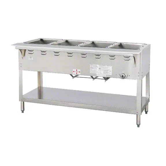 Duke Aerohot Electric Steam Table – 4-Well Hot Food Holding Unit (208V) 1