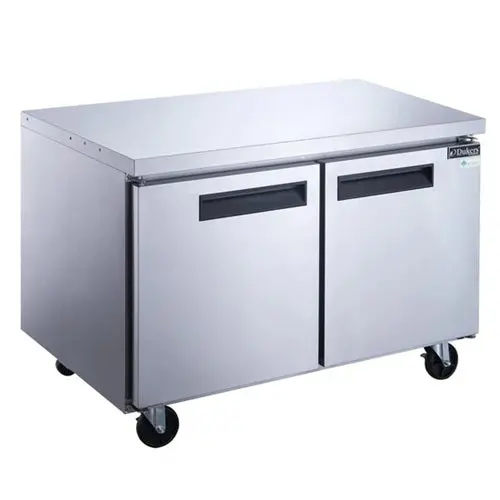 Dukers 48" Two-Door Undercounter Refrigerator – Solid-Door, Low-Profile Commercial Unit 1