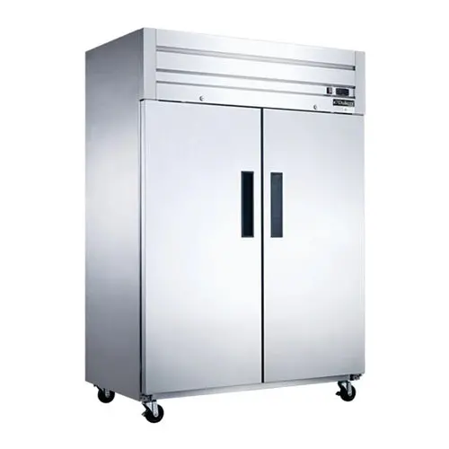 Dukers 55" Two-Section Reach-In Refrigerator – Advanced Airflow, Solid-Door Design 1