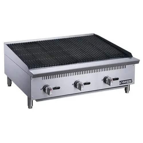 Dukers Dccb36 Radiant Gas Charbroiler – 36-Inch Countertop, 3-Burner 1