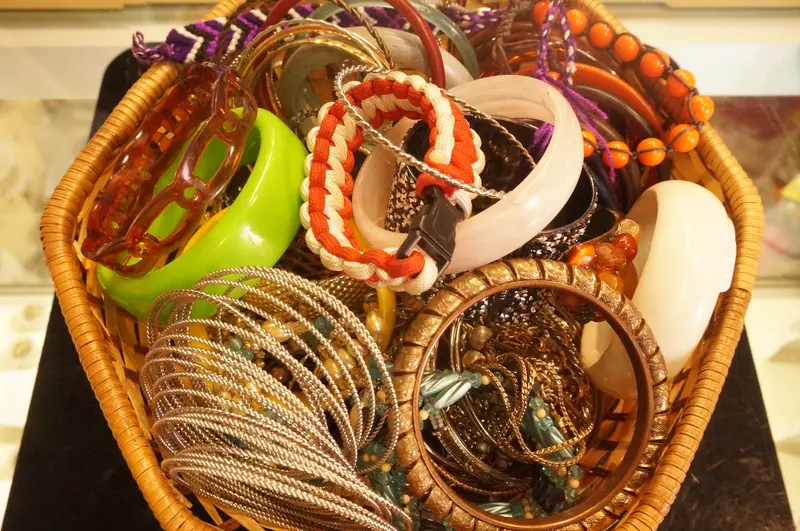 Eclectic Mixed-Material Bracelet Set | Metal & Recycled Plastic Stackables 1