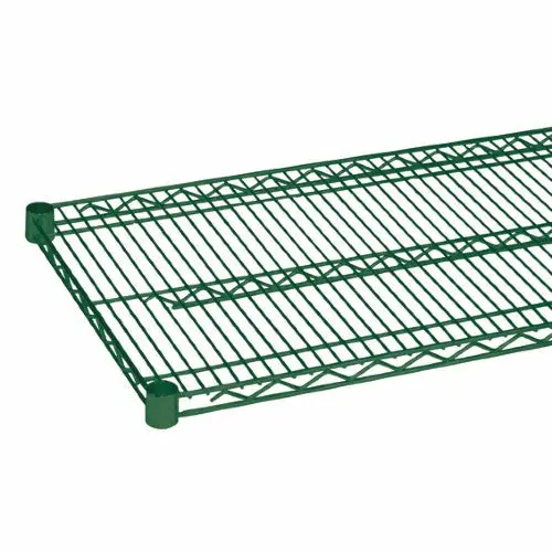 Economy Cmep2172 Epoxy-Coated Wire Shelving Unit – 21 X 72 Inch Green Industrial-Grade Adjustable Shelf System 1