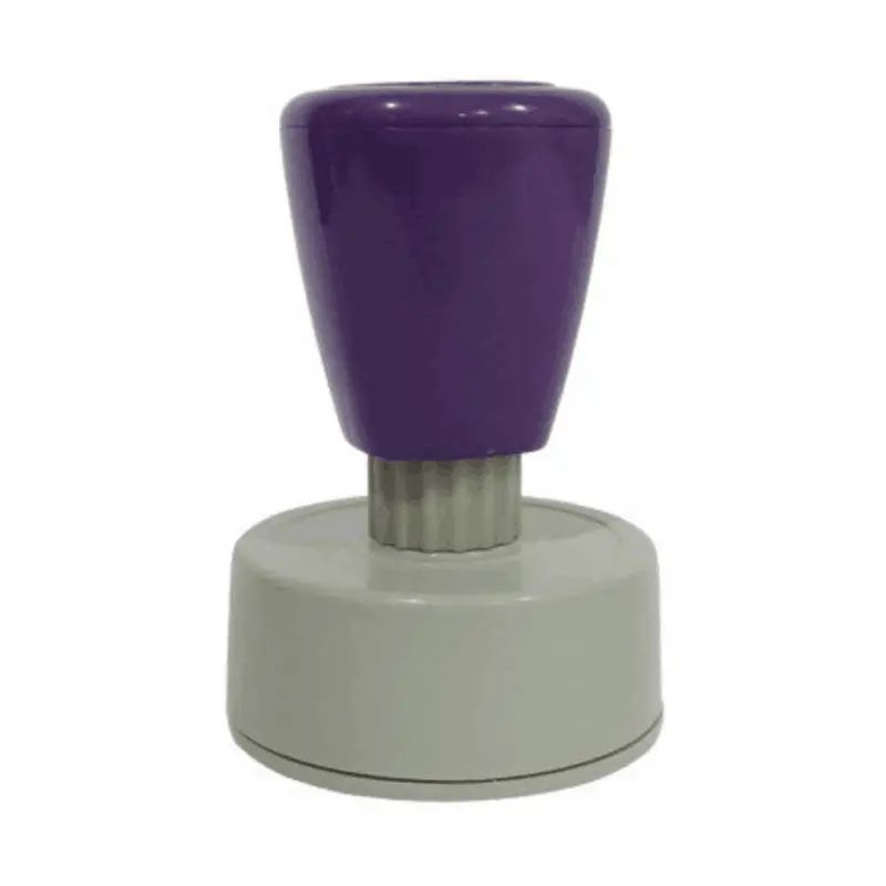 Eleganza Circular Self-Inking Stamp – 40 Mm Diameter Pre-Inked For Uniform Clear Imprints 1