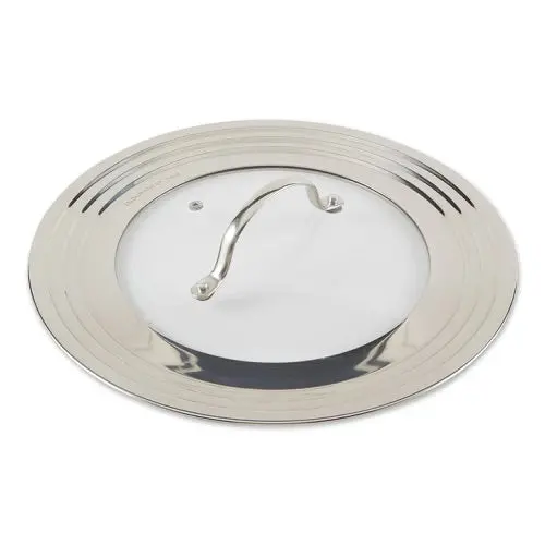 Endurance Adjustable Universal Lid With Tempered Glass Insert (7–12 In) 1