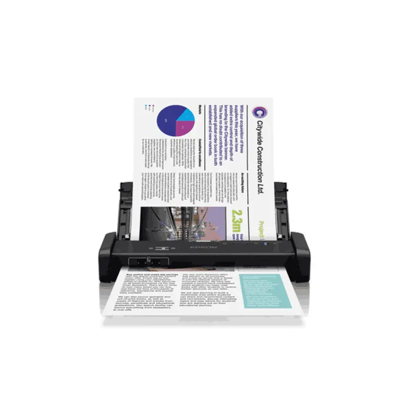 Epson Ds-310 Portable Sheet-Fed Scanner – Lightweight, Battery-Powered Scanning 1