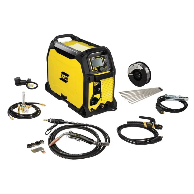 Esab Rebel Emp 235Ic Mig/Stick/Tig Inverter Welder With Enhanced Duty Cycle (0558012702) 1