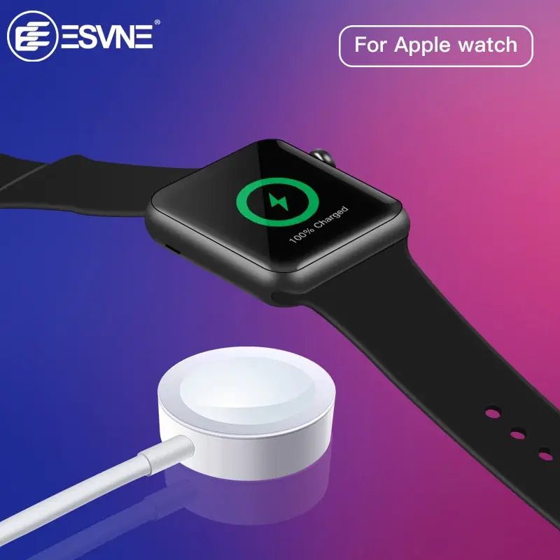 Esvne Wireless Apple Watch Charger – Fast-Certified Charging Cable For All Series (1–4) 1