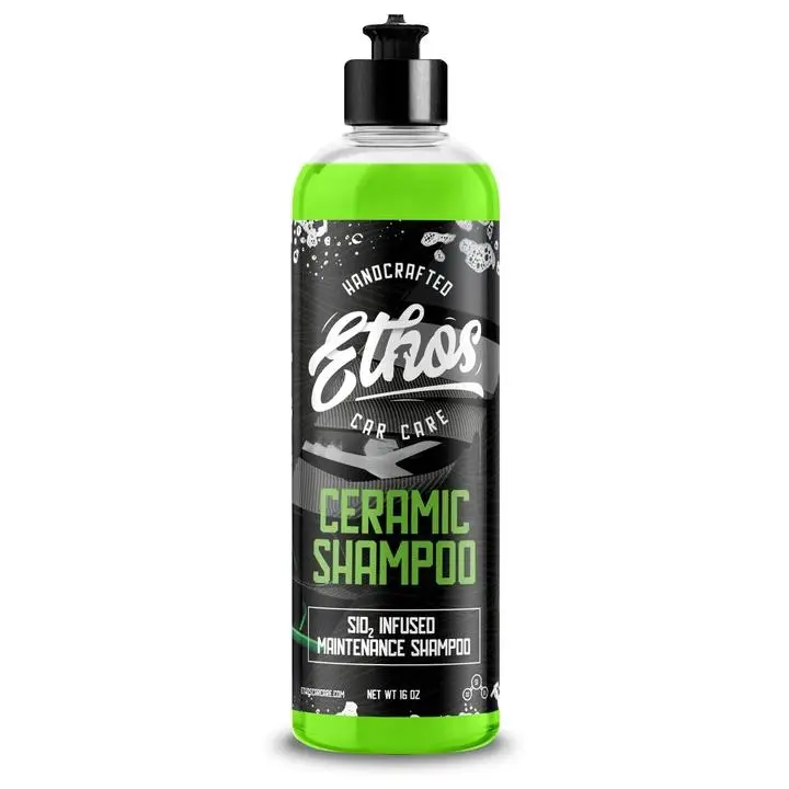 Ethos Ceramic Car Shampoo – Silica-Infused Wash (16Oz) 1