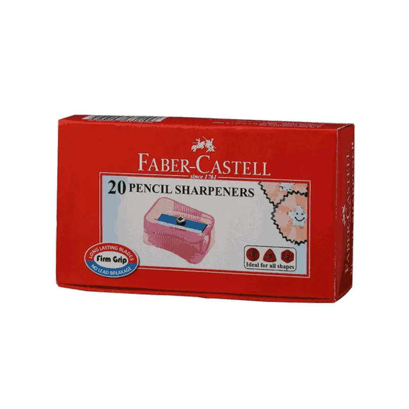Faber-Castell 20-Pack Standard Pencil Sharpener – Bulk Classroom Or Office Supply 1